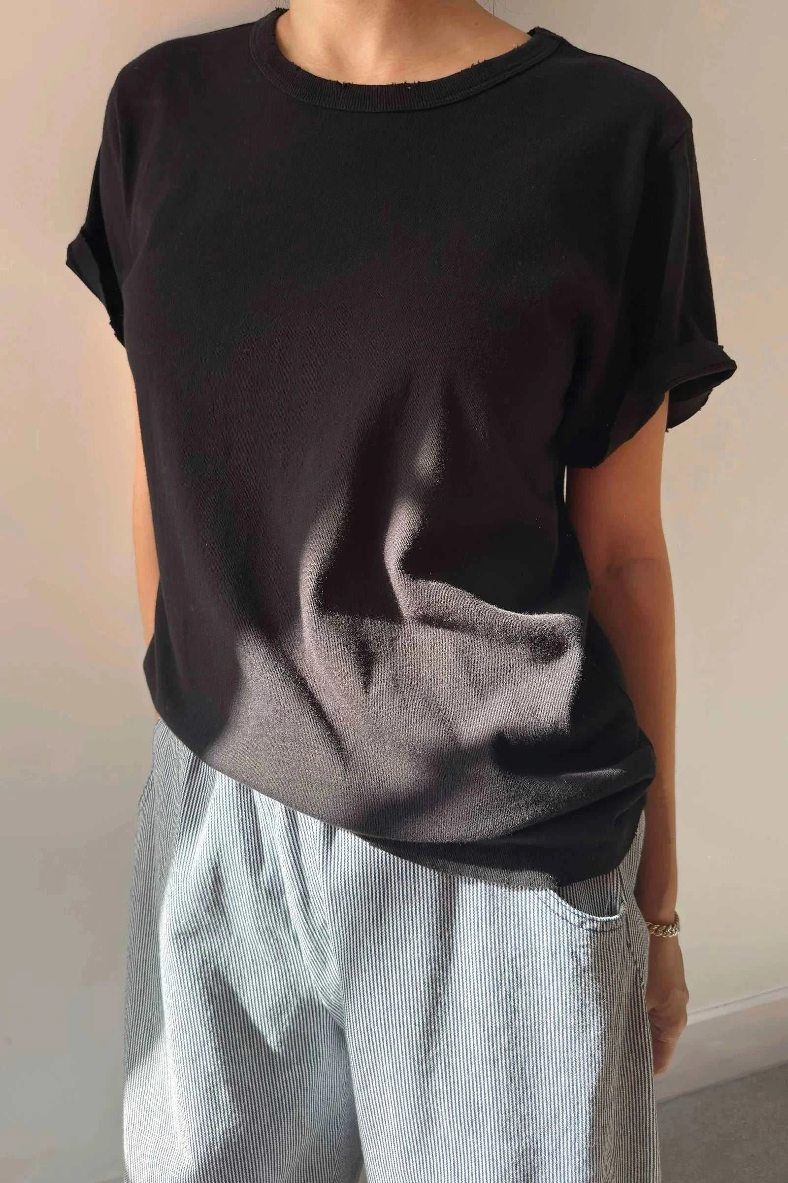 Le Bon Shoppe Organic Vintage Boy Tee Black