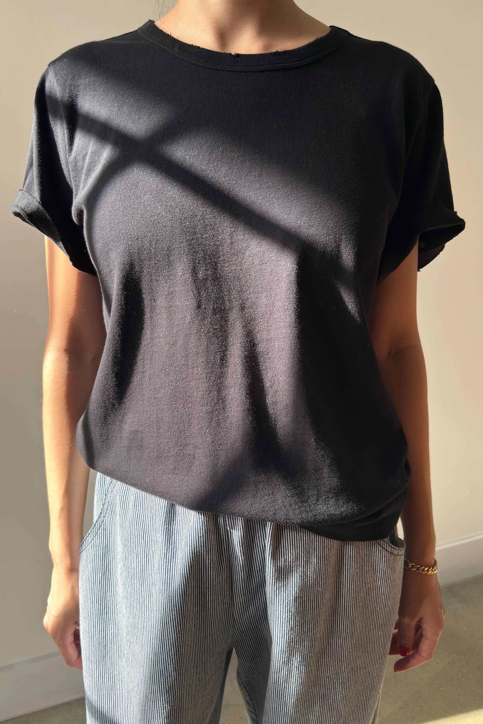 Le Bon Shoppe Organic Vintage Boy Tee Black