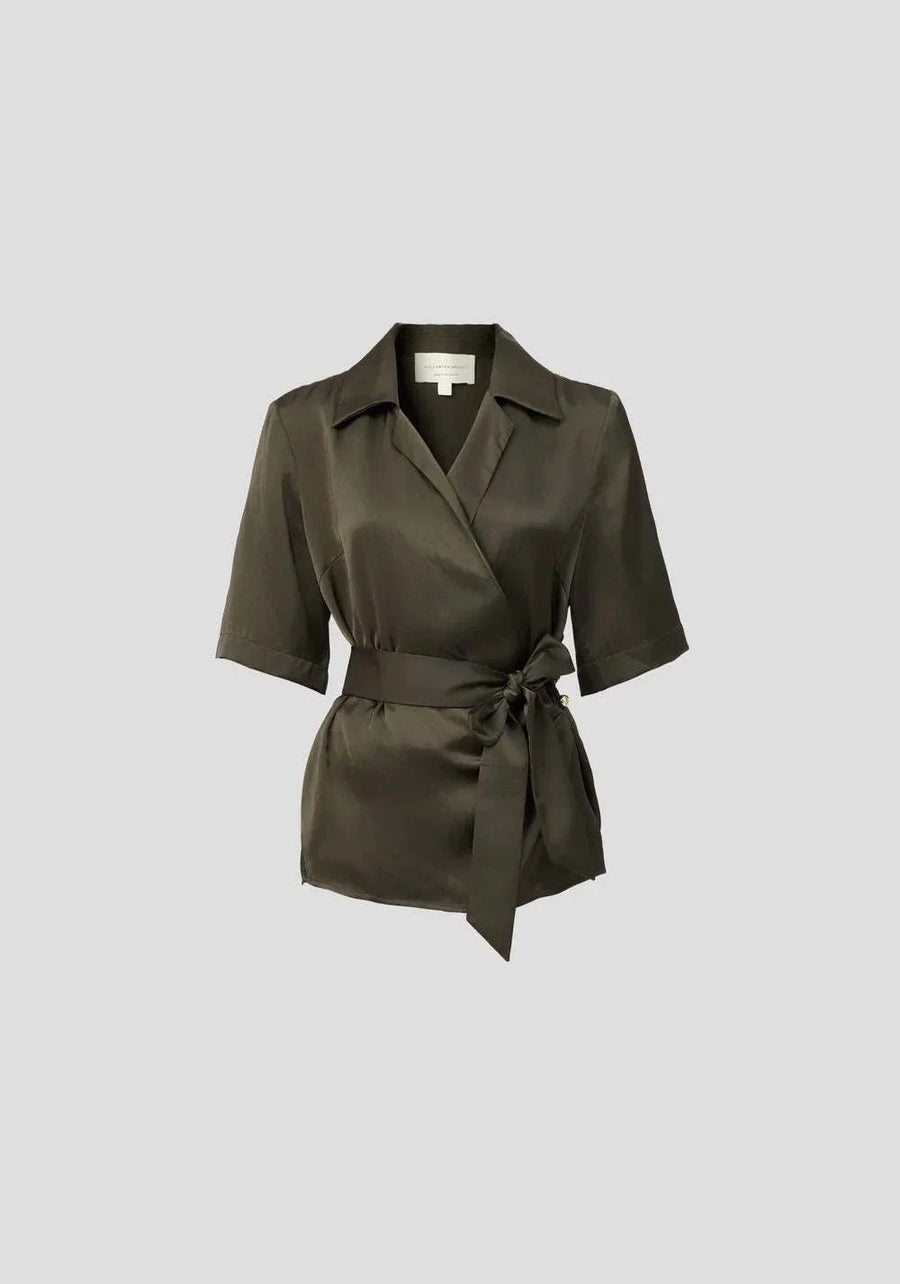 Viktoria and Woods Broadway Shirt Antique Olive