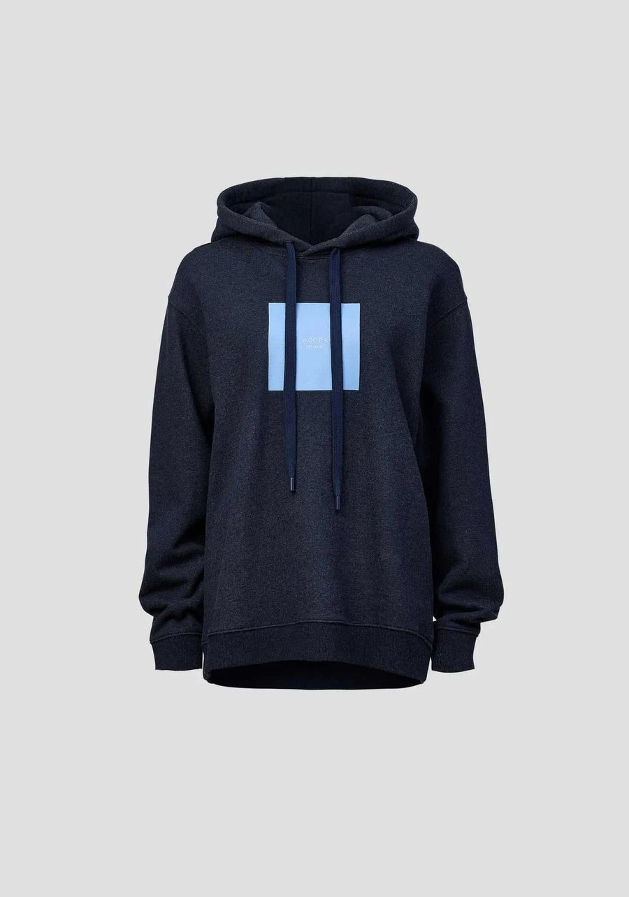 Viktoria and Woods Unisex Hoodie Navy Marle
