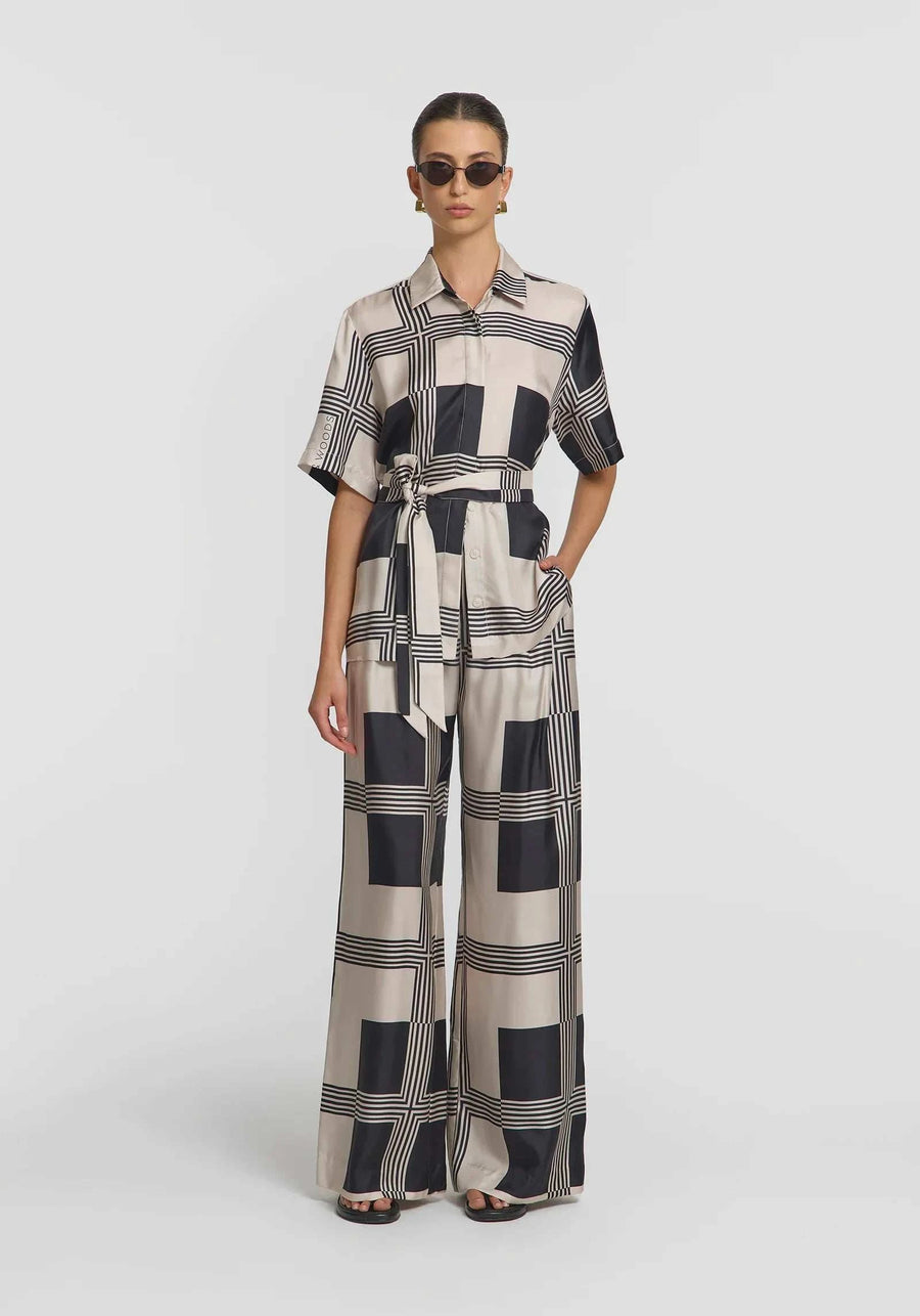 Viktoria and Woods Godfrey Shirt Arabesque Tile