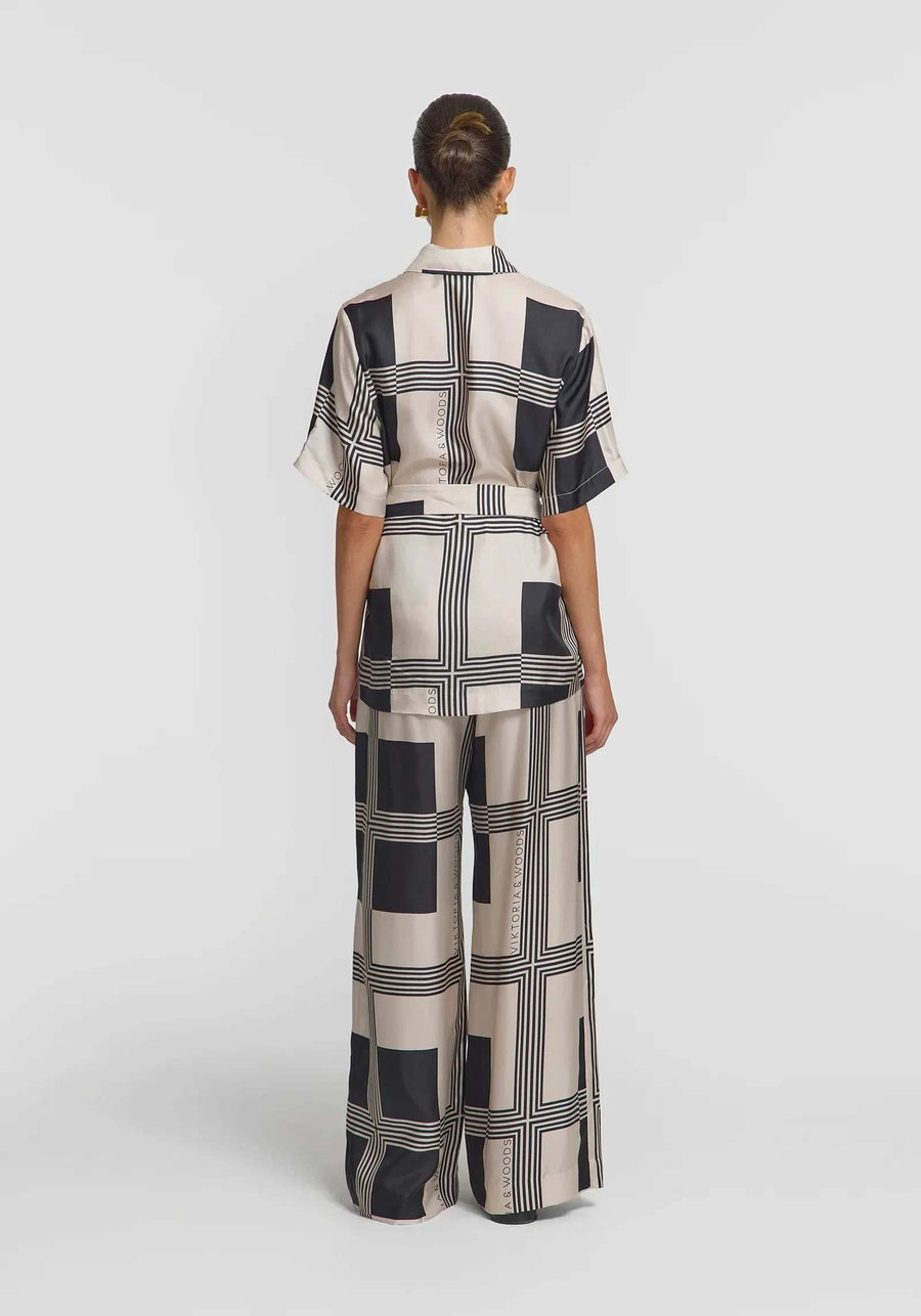 Viktoria and Woods Godfrey Shirt Arabesque Tile