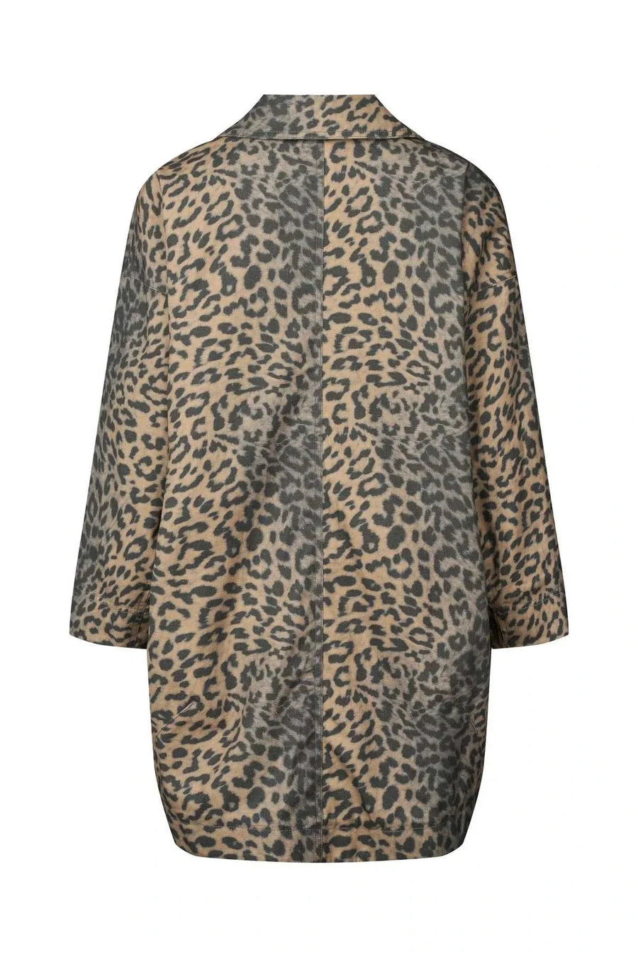 Rabens Saloner Jaqline Oversized Jacket Leopard