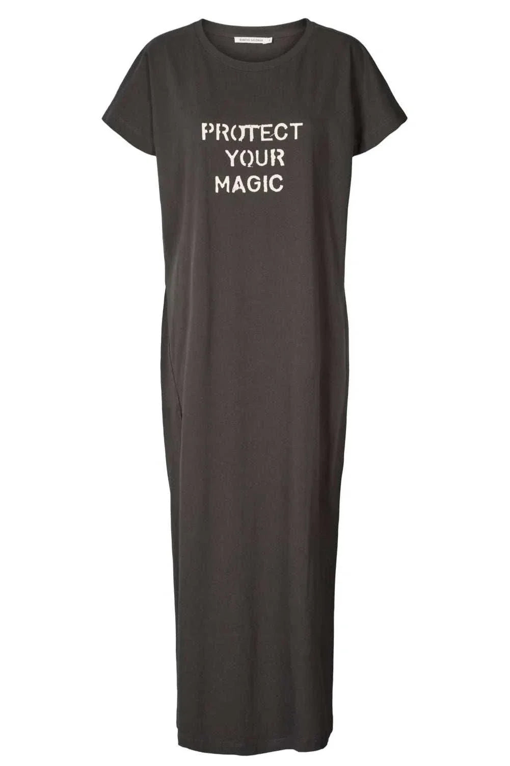 Rabens Saloner Magic Jersey Dress Faded Black