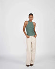 Rabens Saloner Erika Airy Tank Top Jade