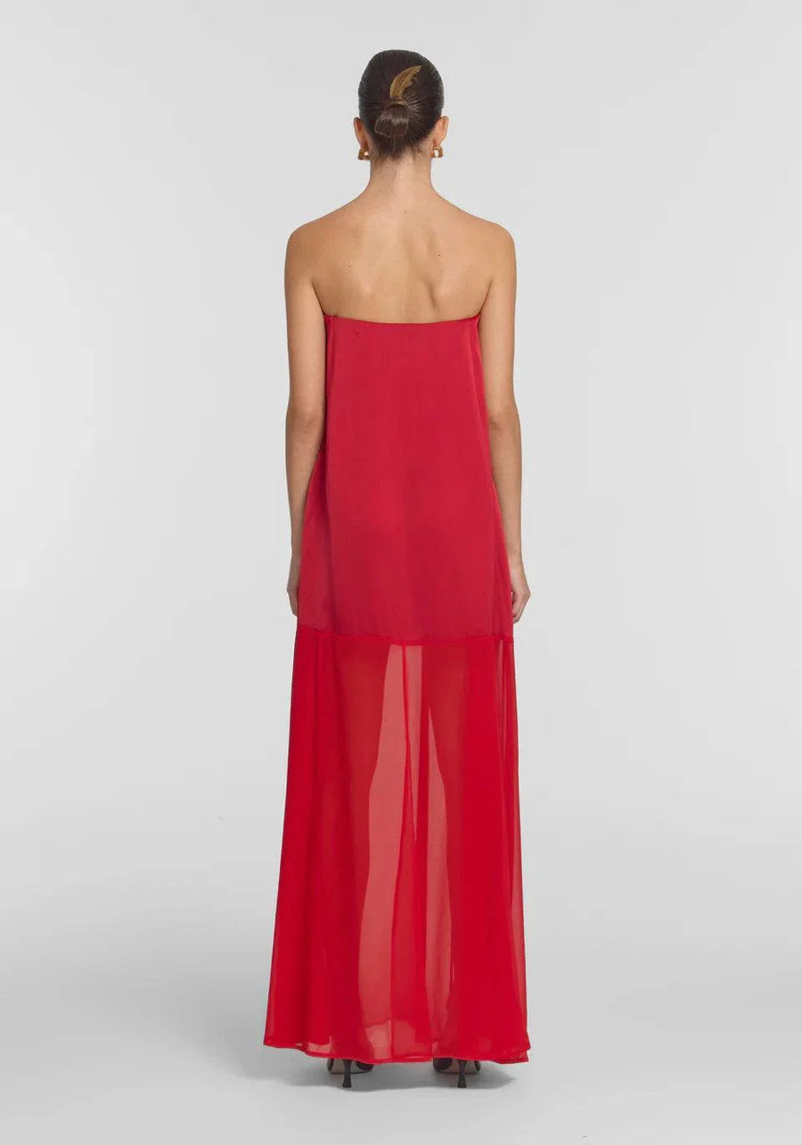 Viktoria and Woods Loveday Dress Sunset Red