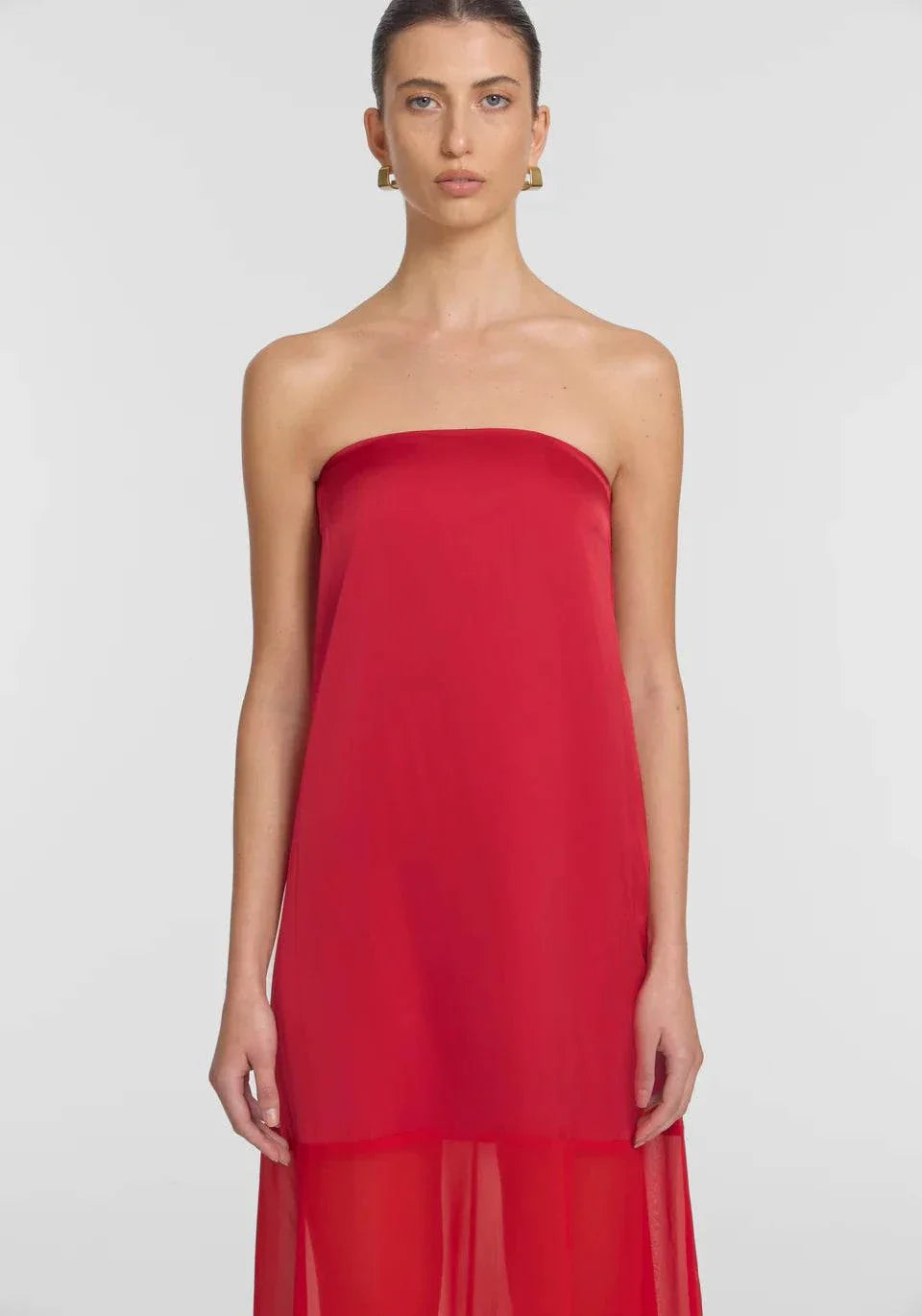 Viktoria and Woods Loveday Dress Sunset Red