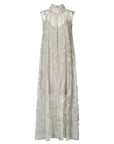 Rabens Saloner Allison Splash Netting Dress Silver