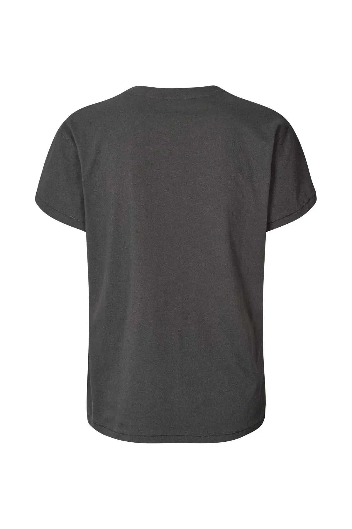 Rabens Saloner Journe T Shirt Ambla Faded Black