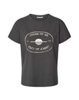 Rabens Saloner Journe T Shirt Ambla Faded Black