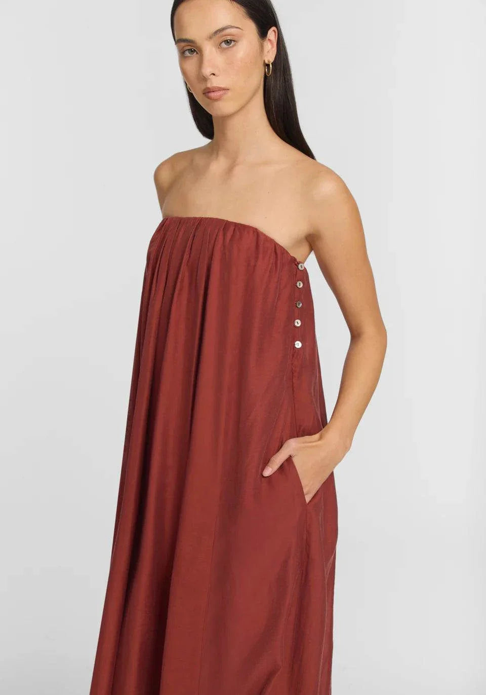 Viktoria and Woods Beaumont Dress Henna