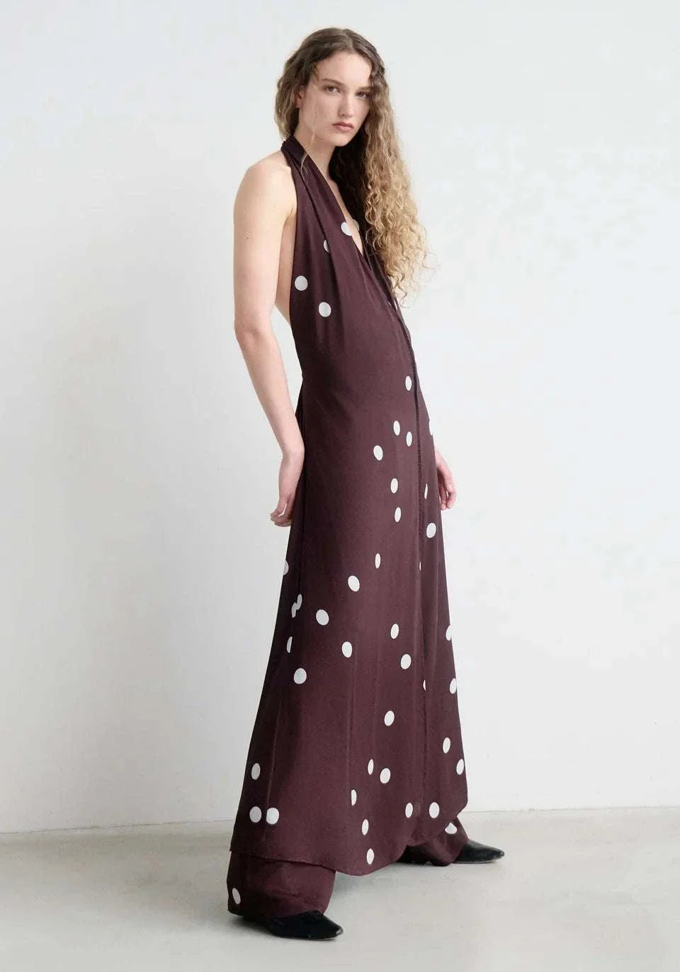 Viktoria and Woods Awakening Dress Mahogany Spot