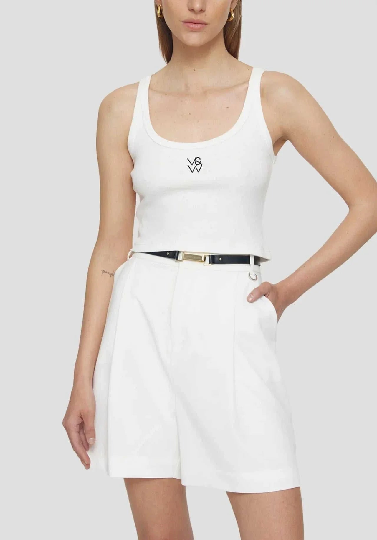 Viktoria and Woods Granger Short White