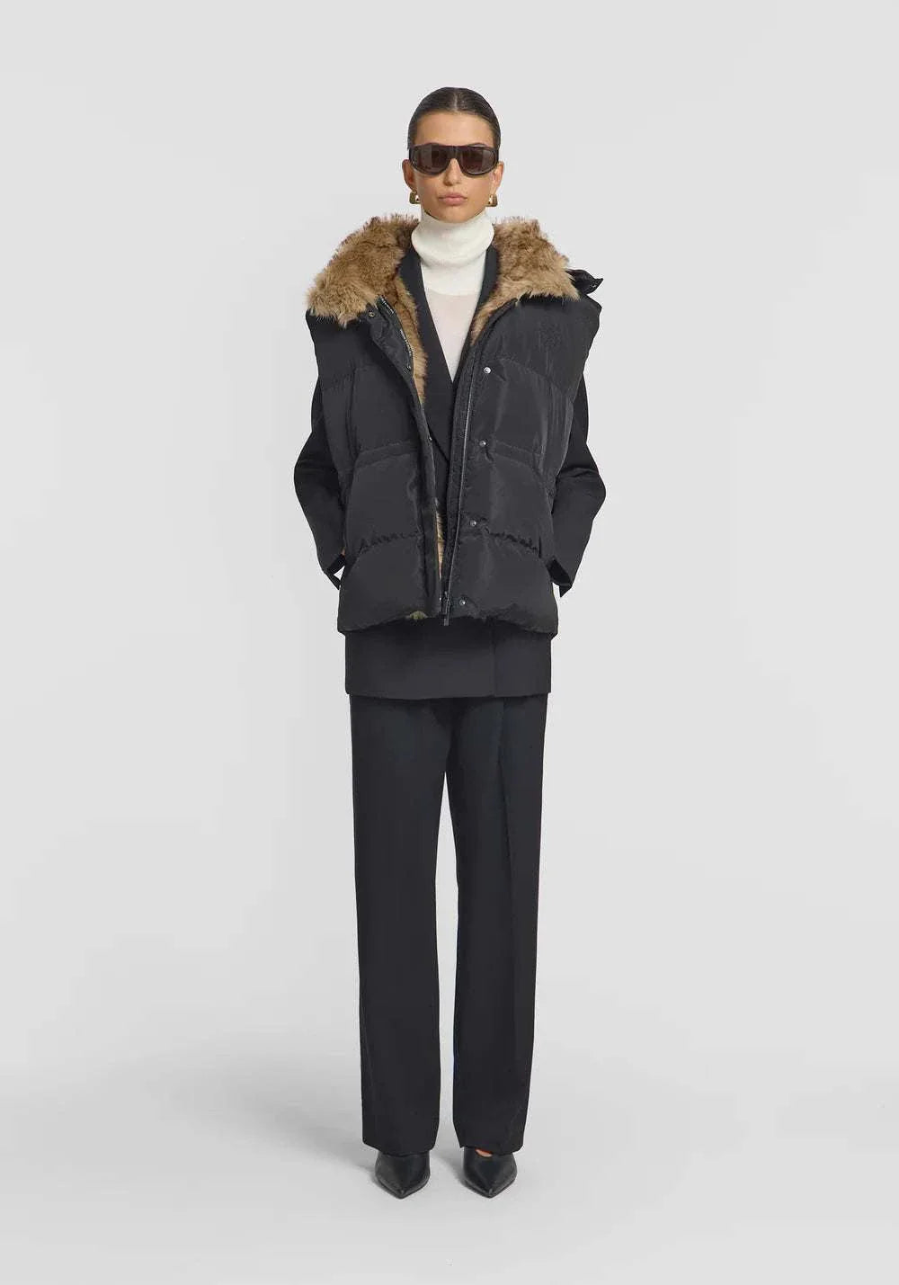 Viktoria and Woods Morpheus Puffer Vest Black