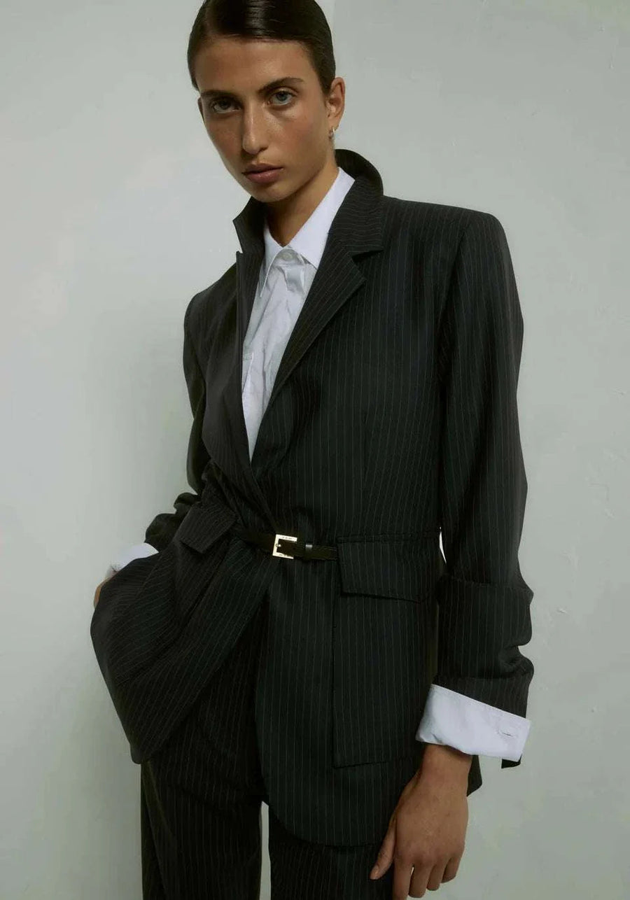 Viktoria and Woods Battalion Blazer Pierre Stripe