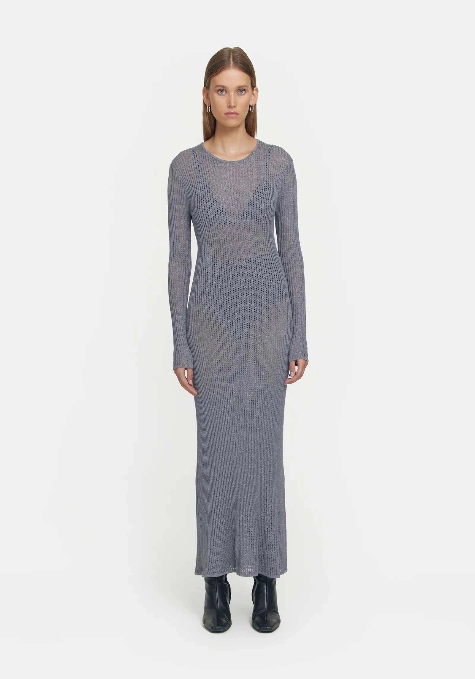 Viktoria and Woods Storytelling Dress Gunmetal