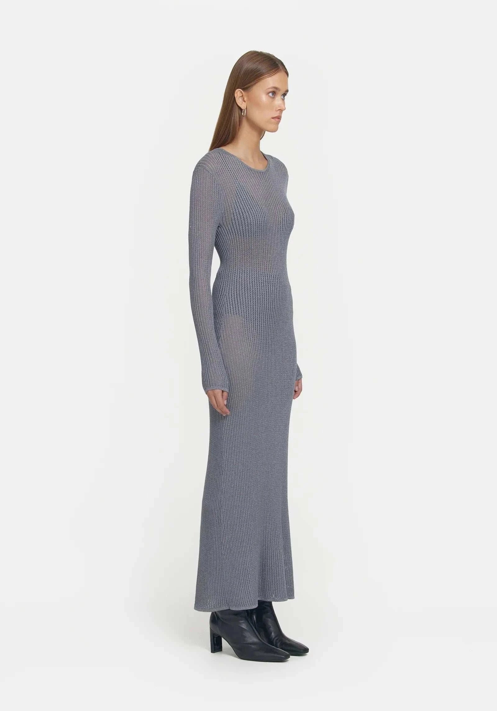 Viktoria and Woods Storytelling Dress Gunmetal