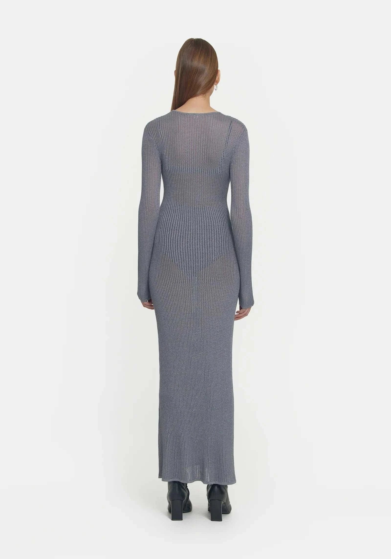 Viktoria and Woods Storytelling Dress Gunmetal