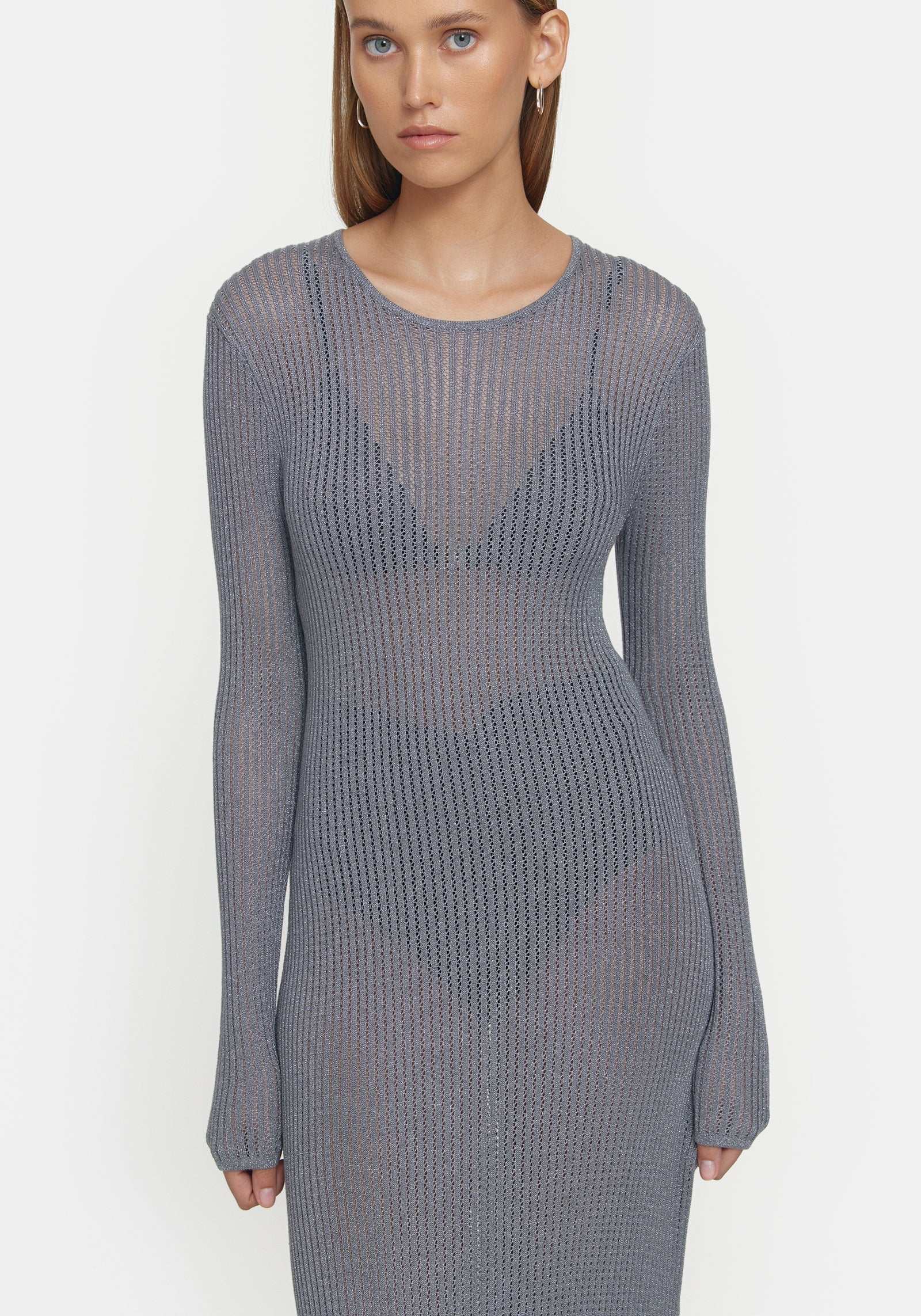 Viktoria and Woods Storytelling Dress Gunmetal