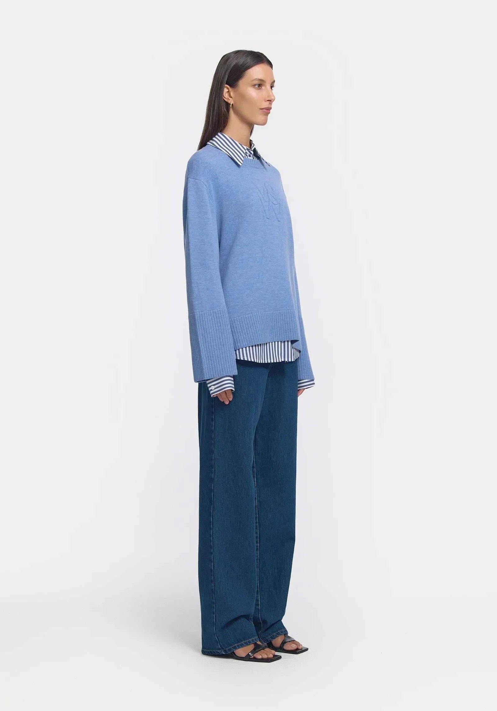 Viktoria and Woods Skyfall Knit Denim Blue