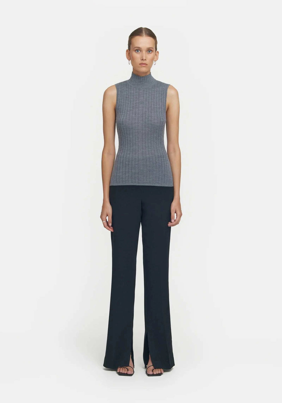 Woods Justice Sleeveless Top Charcoal Marl