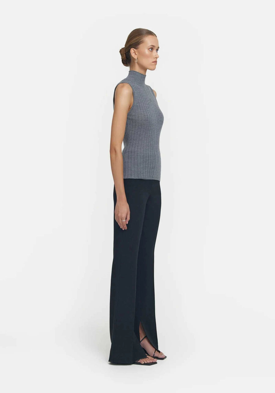Woods Justice Sleeveless Top Charcoal Marl