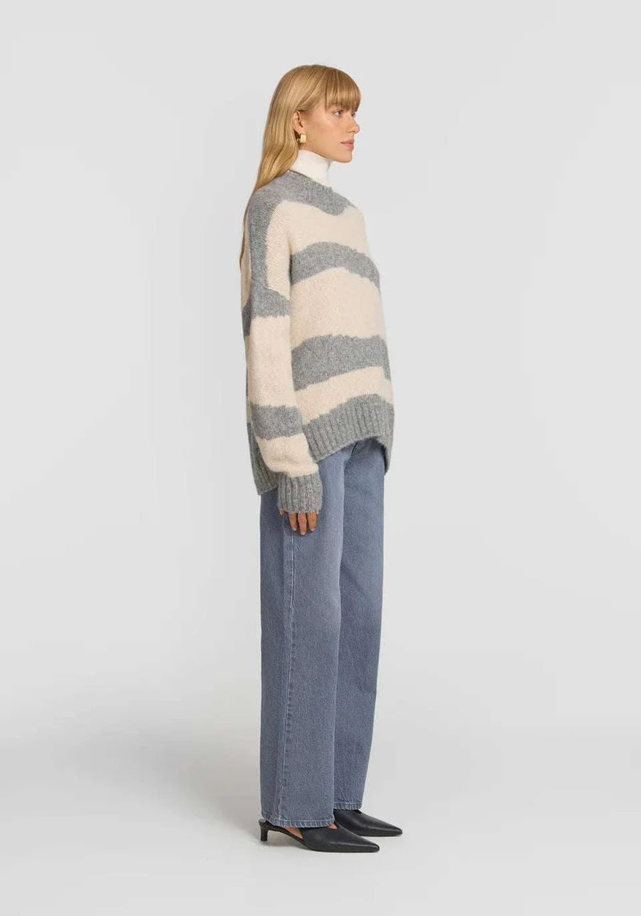 Viktoria and Woods Dalliance Knit Bone Grey Marle