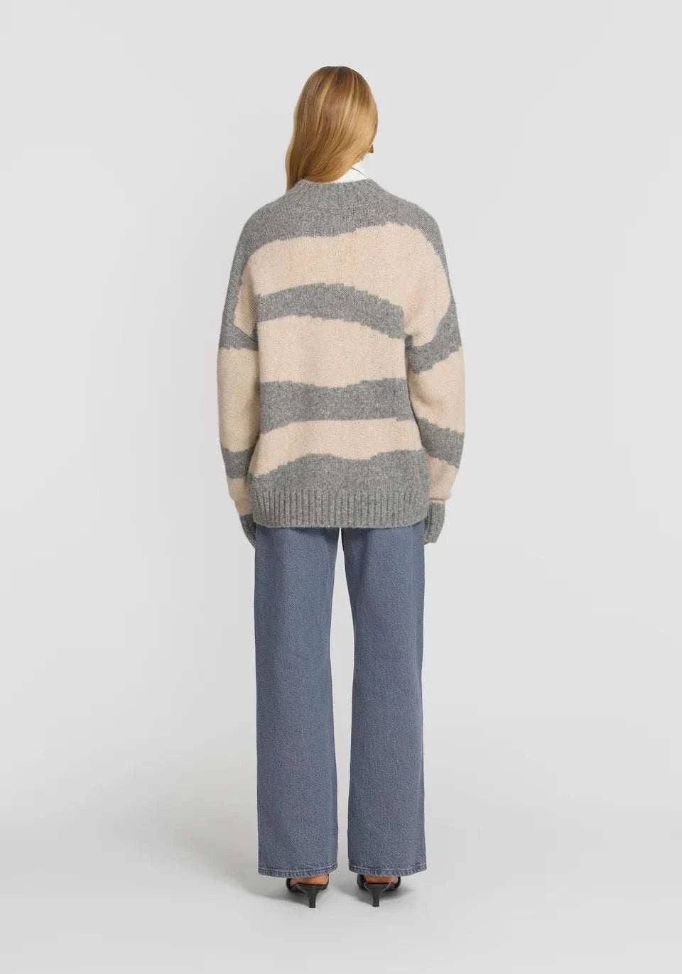 Viktoria and Woods Dalliance Knit Bone Grey Marle