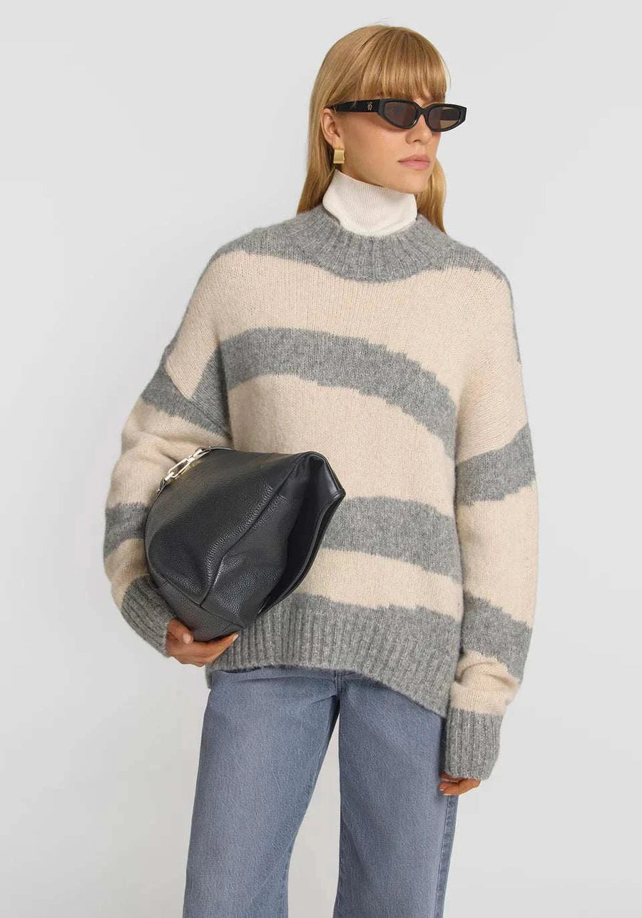 Viktoria and Woods Dalliance Knit Bone Grey Marle