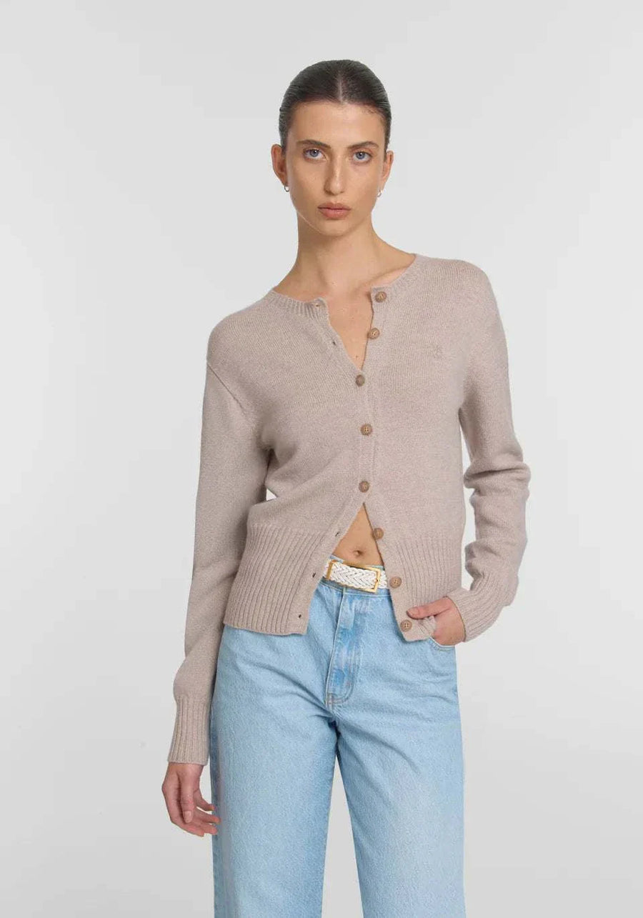 Viktoria and Woods Wisdom Cardigan Plaster Marle