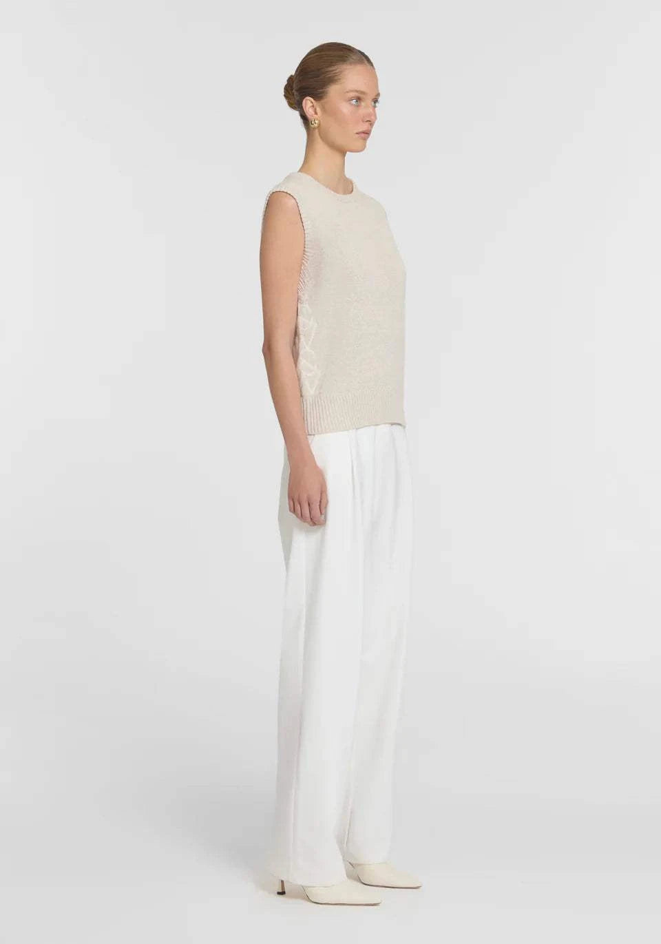 Viktoria and Woods Ascendant Vest Oat Marle