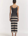 Viktoria and Woods Global Skirt Navy Ecru Stripe