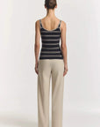 Viktoria and Woods Sequence Tank Navy Stripe