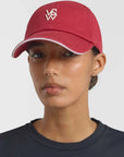 Viktoria and Woods Tipped Cap Scarlet