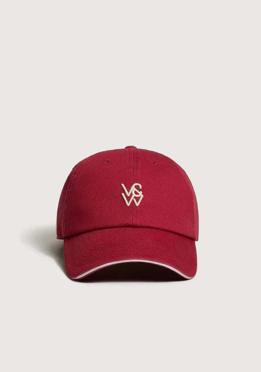 Viktoria and Woods Tipped Cap Scarlet