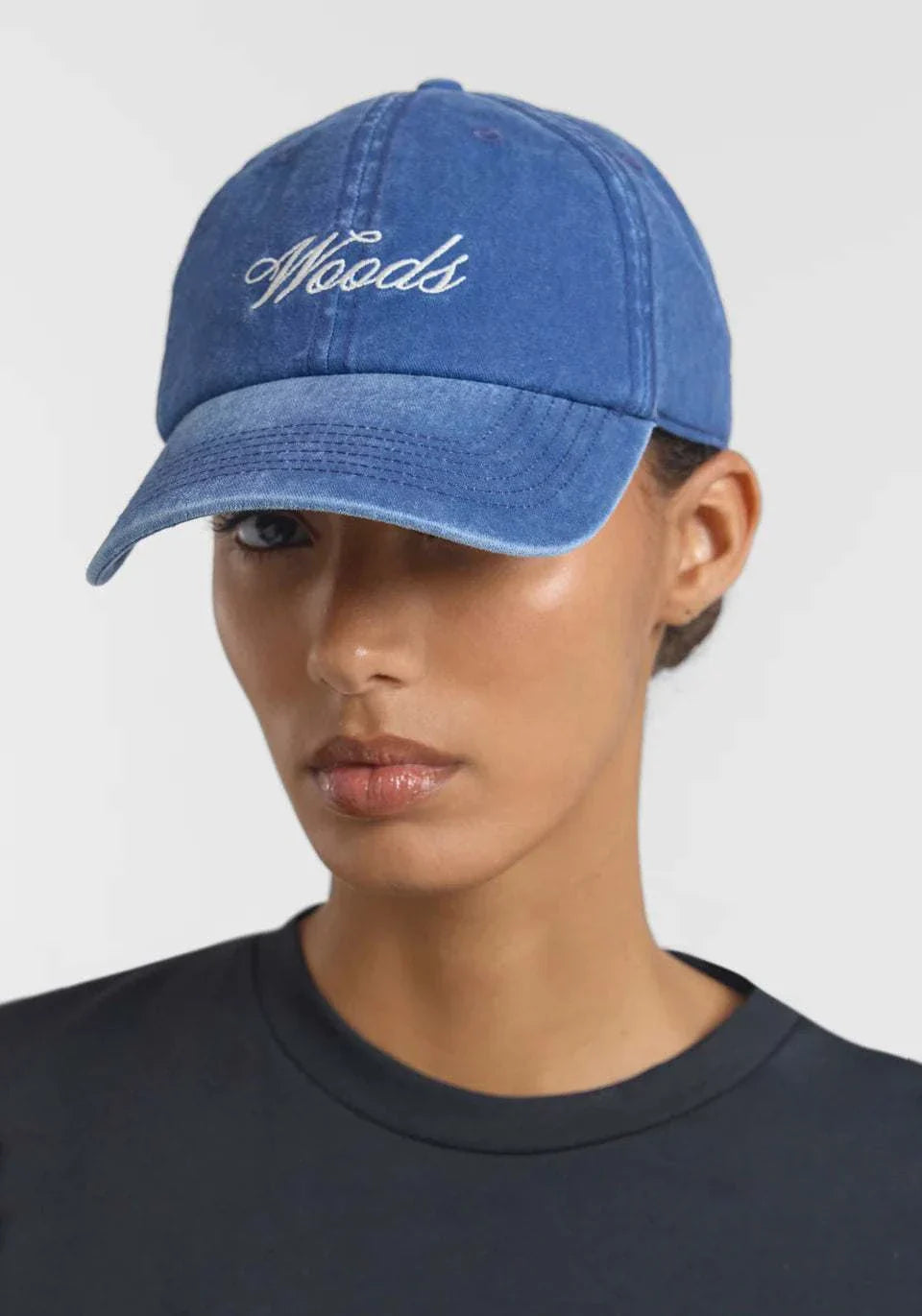 Viktoria and Woods Cursive Cap Vintage Navy