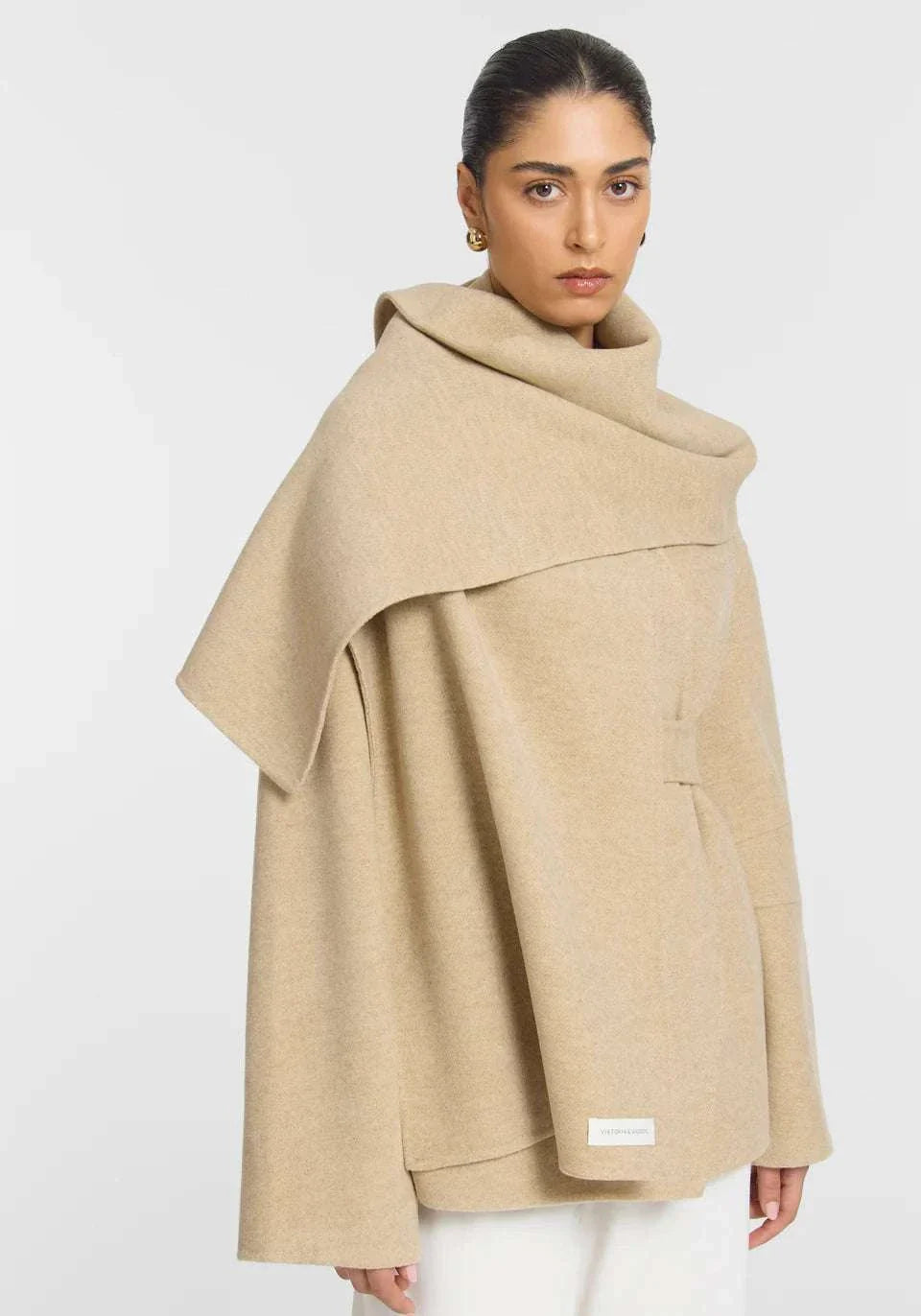 Viktoria and Woods Shield Scarf Butterscotch