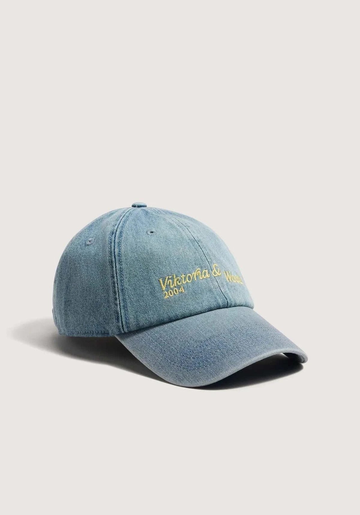Viktoria and Woods V and W Denim Cap Vintage Blue Denim