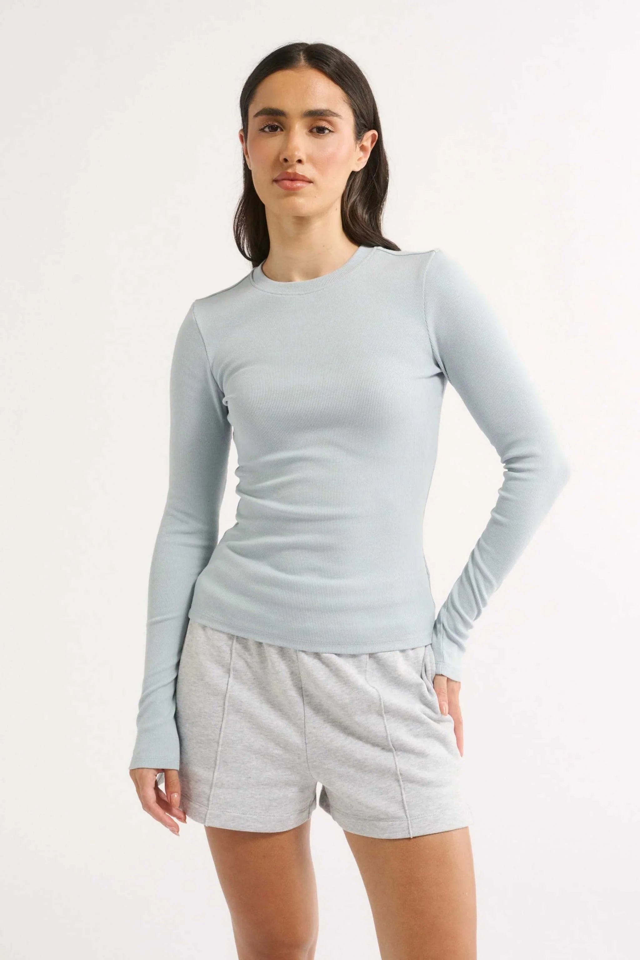 Primi Carina Classic Long Sleeve Stone Blue