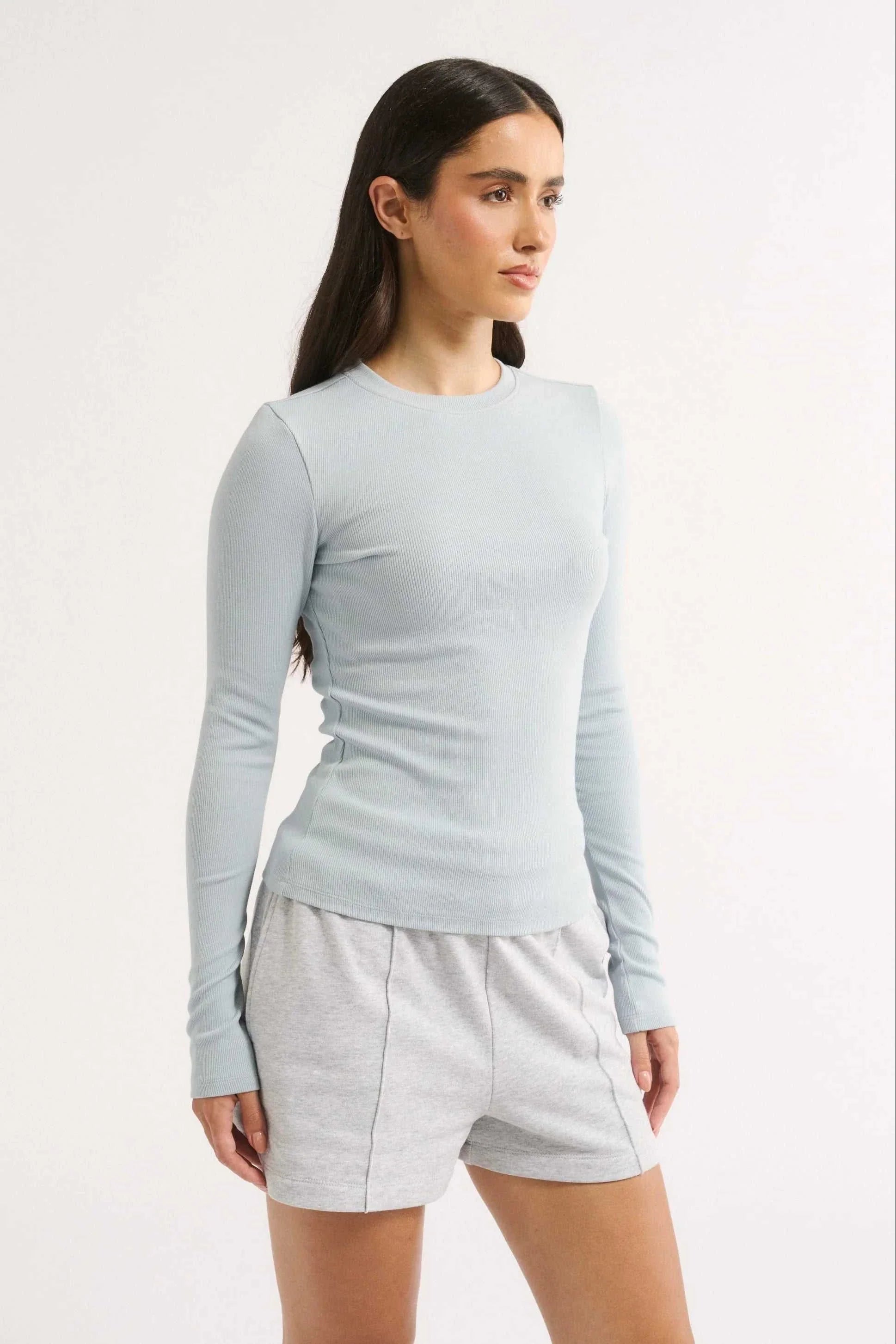 Primi Carina Classic Long Sleeve Stone Blue