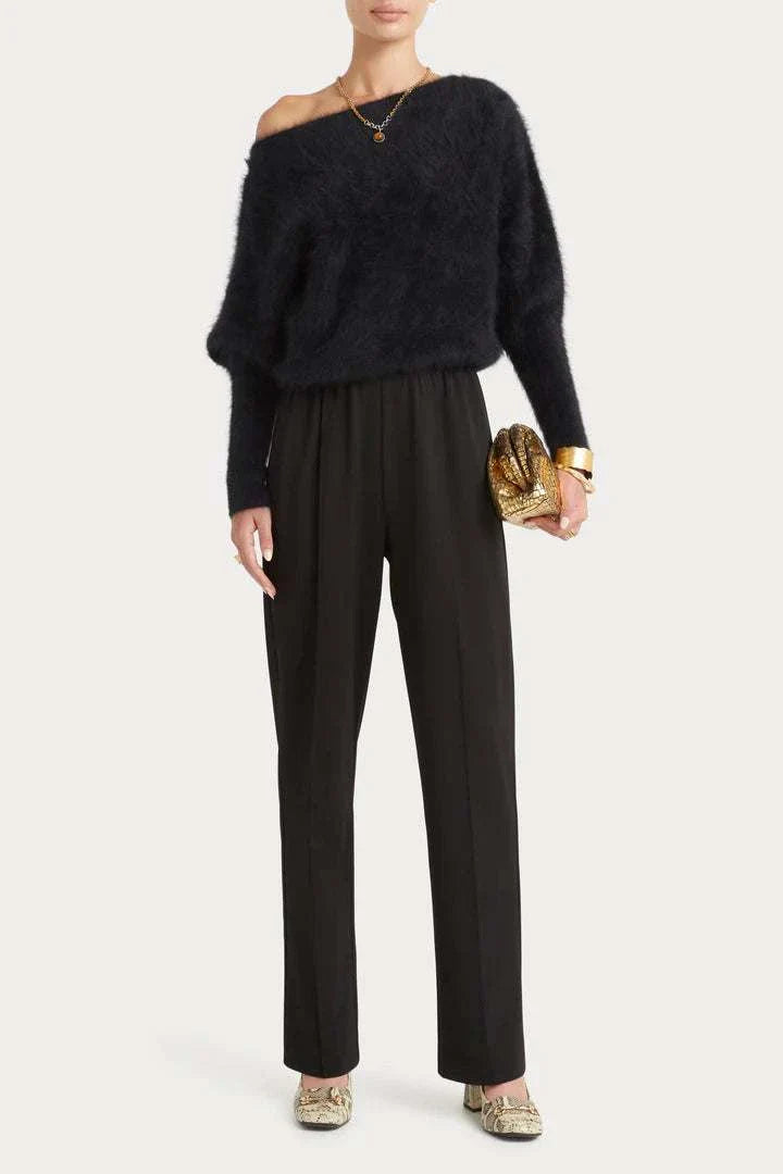 Husk Antayla One Shoulder Knit Black
