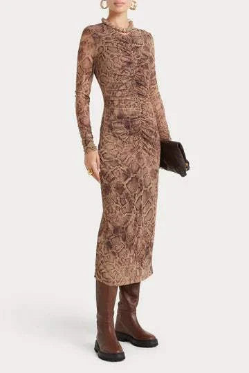 Husk Serpent Mesh Dress