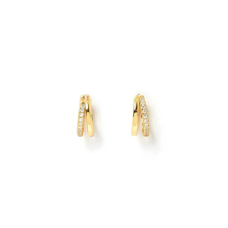 Arms of Eve Winnie Huggie Earrings Large Gold