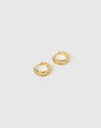 Arms of Eve Winnie Gold Huggie Earrings
