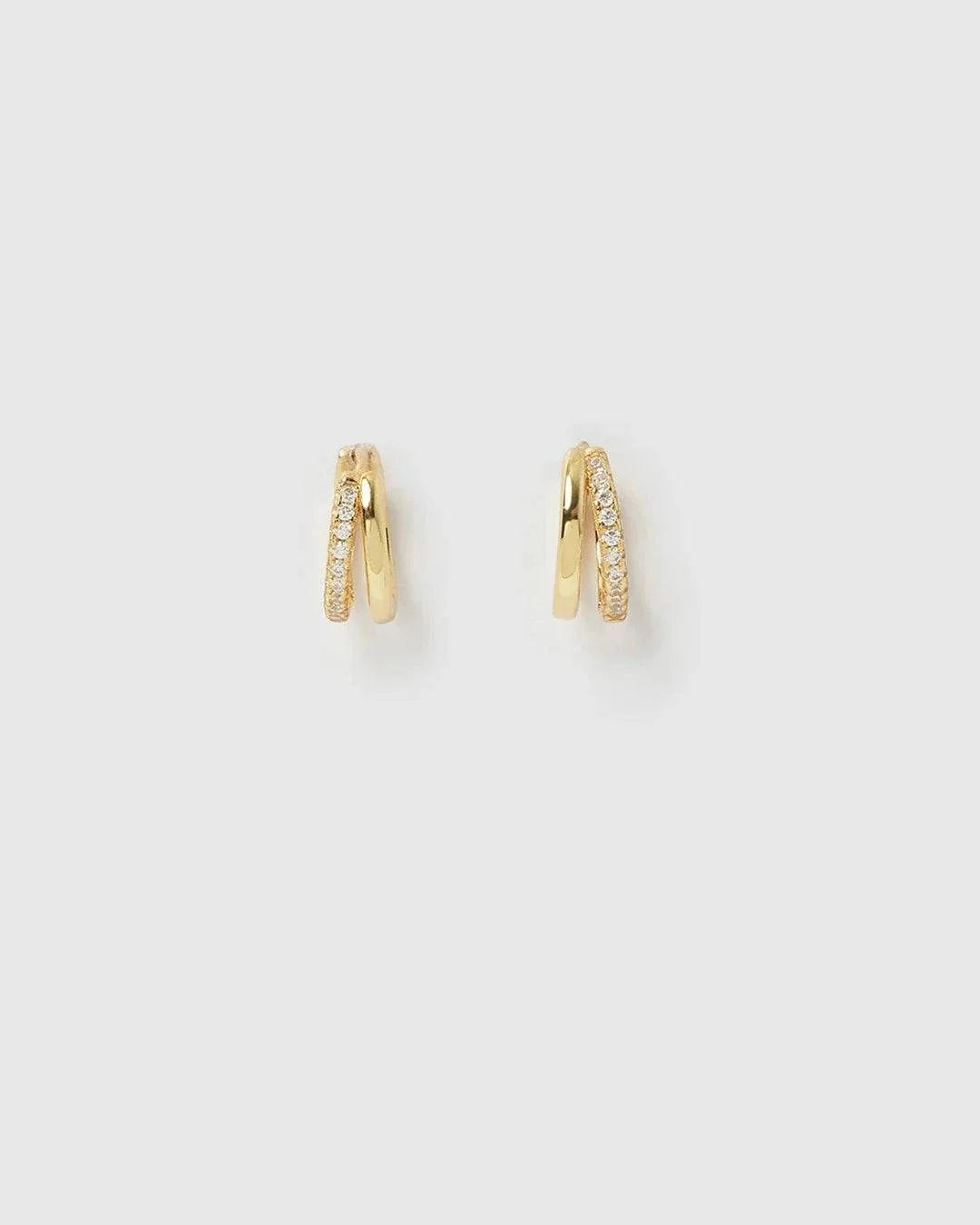Arms of Eve Winnie Gold Huggie Earrings