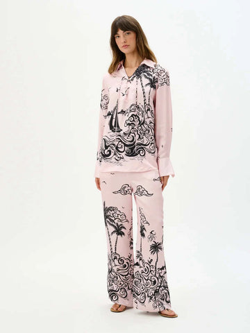 Roame Monroe Tie Shirt Ciao Rosa