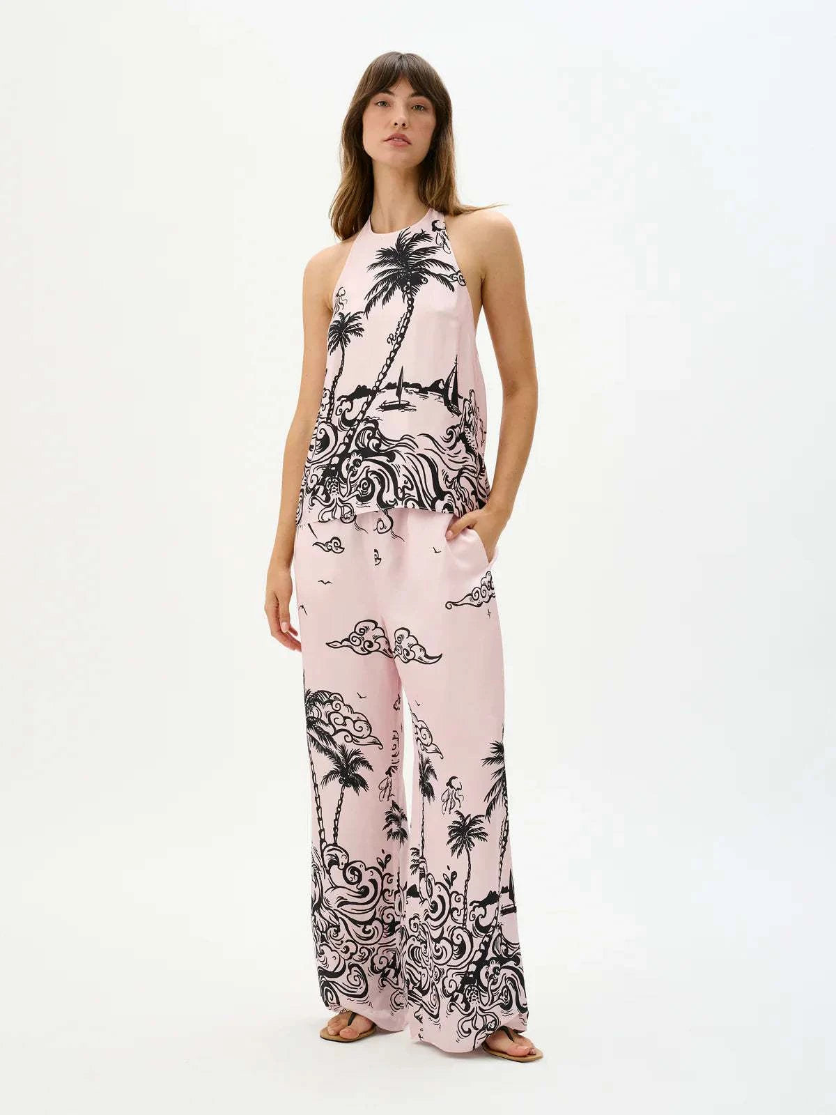 Roame Miles Pant Ciao Rosa