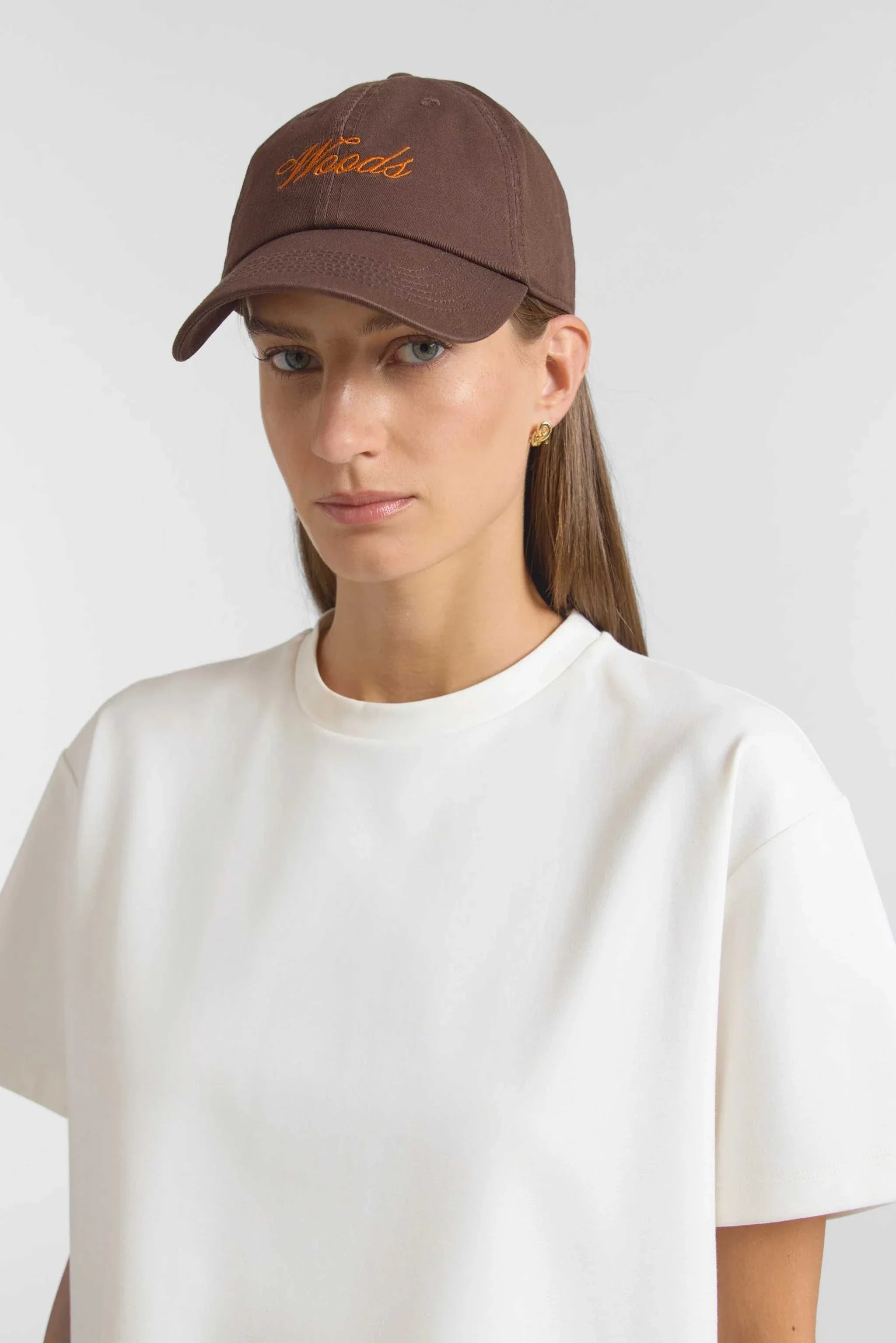 Viktoria and Woods Cursive Cap Chocolate