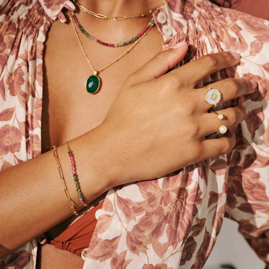 Murkani Wandering Soul Tourmaline Bracelet Gold