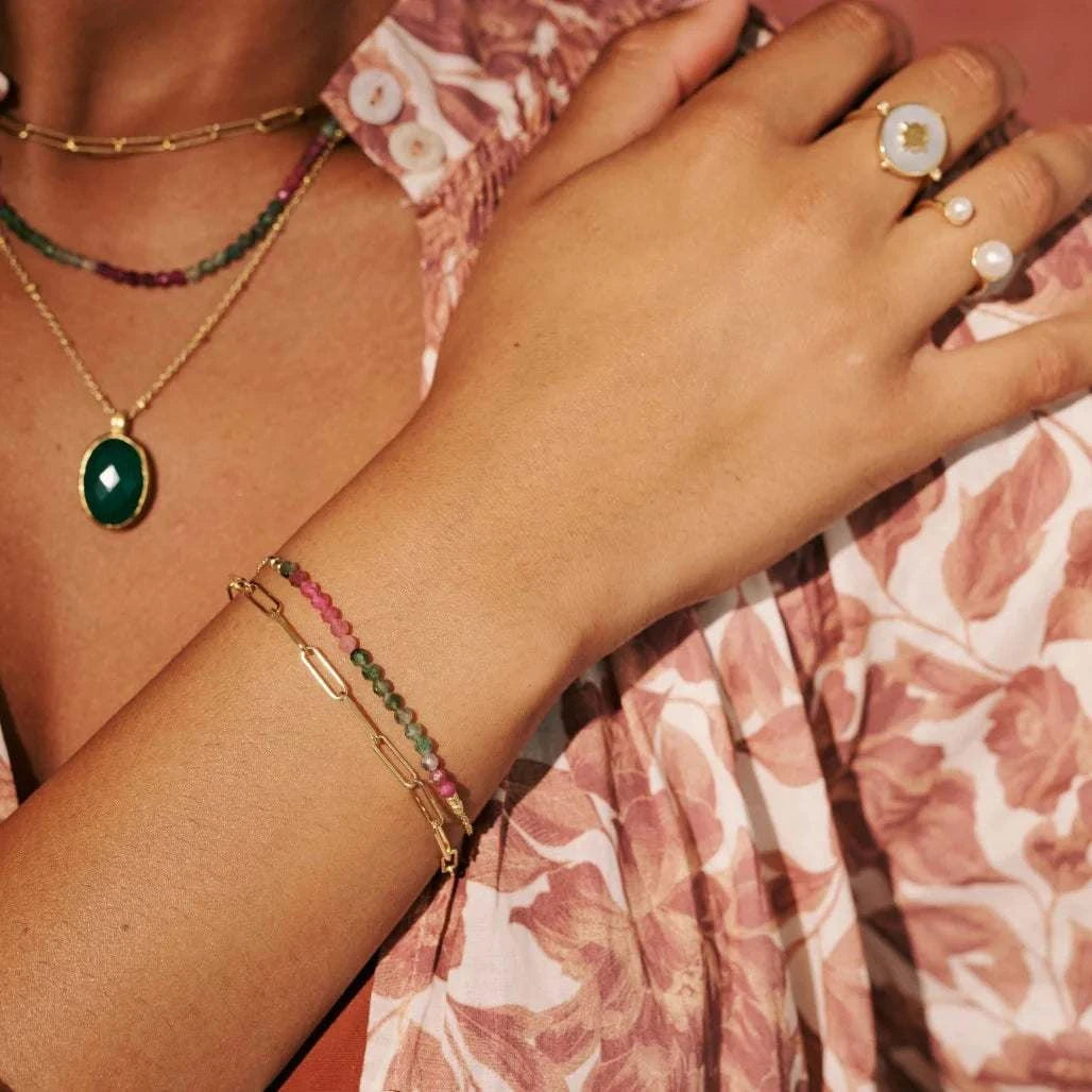 Murkani Wandering Soul Tourmaline Bracelet Gold